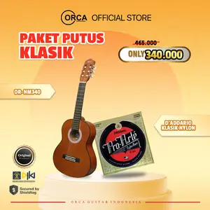 ORCA Paket Putus Klasik ( Gitar Klasik 3/4 Nylon + Pro Arte Klasik Nylon Clear ) Limited Stock