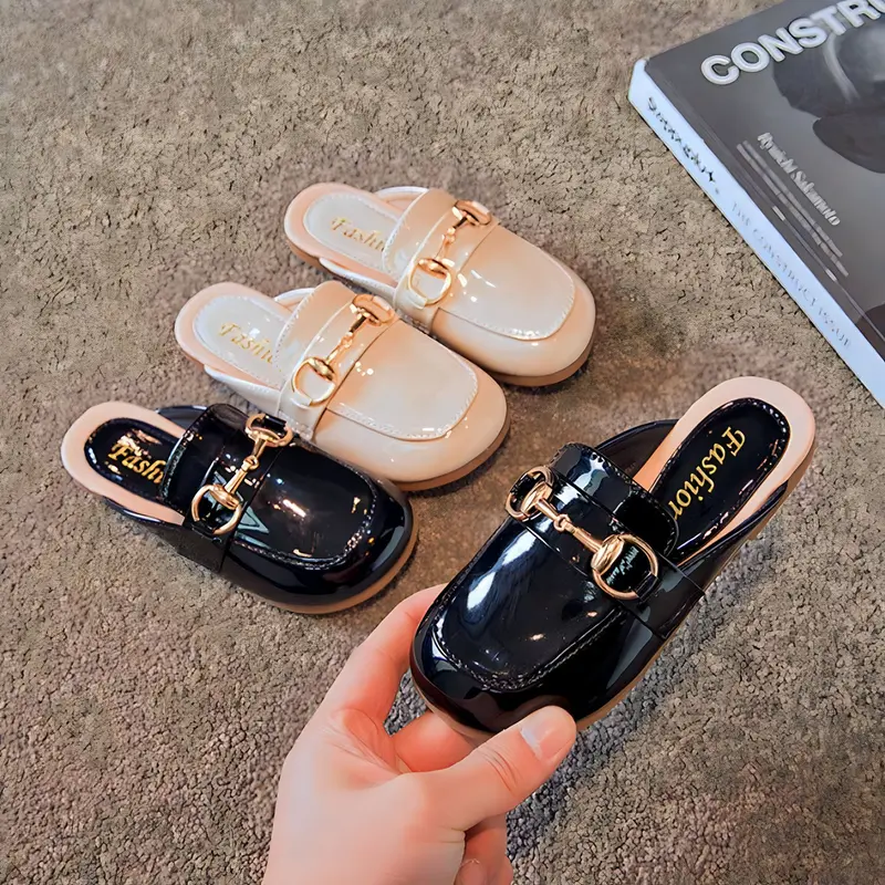 Sandal Selop Anak Perempuan Lucu Model Terbaru Trendy Harga Terjangkau Sepatu Fashion Hitam Bellvania 0