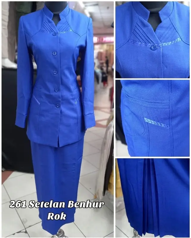 Setelan Blazer Benhur Rok atau Celana-Blazer Azkia-Seragam Kerja 0