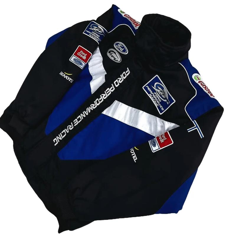  Áo Khoác Frođ Racing Vải Kaki 3 Lớp Có Lót Bông Logo Hình Trên Áo Được Thiêu Jacket Menswear 