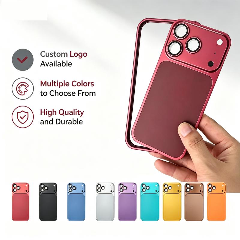 Bộ khung kim loại và miếng dán lưng phủ toàn diện, biến vẻ ngoài của Iphone…
