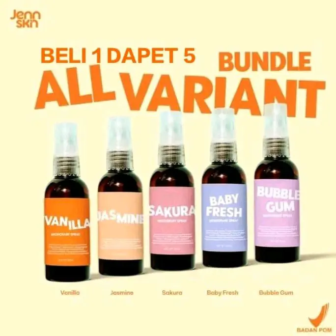Promo Dapet 5  Deodorant Aroma Naturals 60ML - Aroma Soft Menyegarkan - Memutihkan Ketiak Menghilangkan Bau 48 Jam Pria Wanita