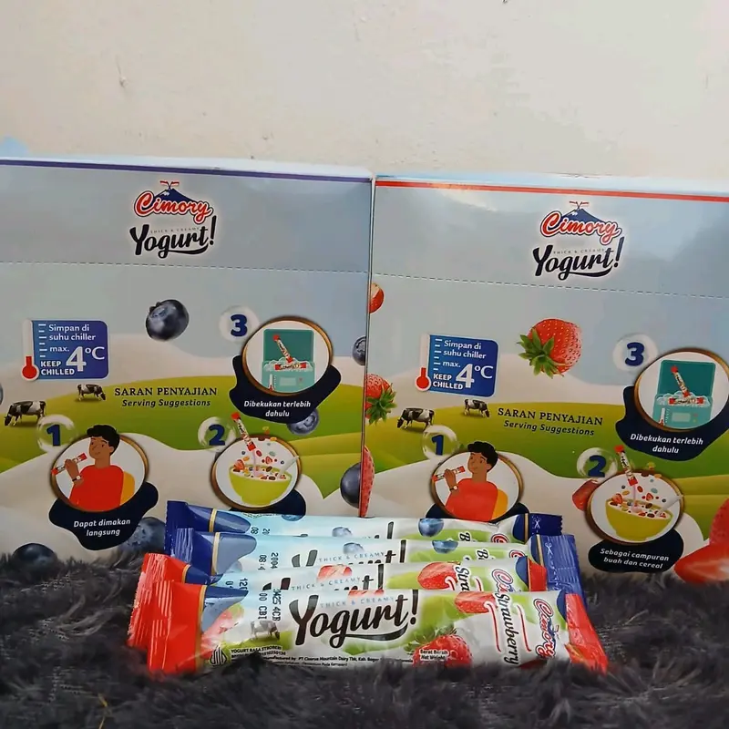 CIMORY YOGURT STIK 40 GRAM, ISI 25 PCS.  ADA 6 RASA, MIX RASA Food Susu Cemilan 0