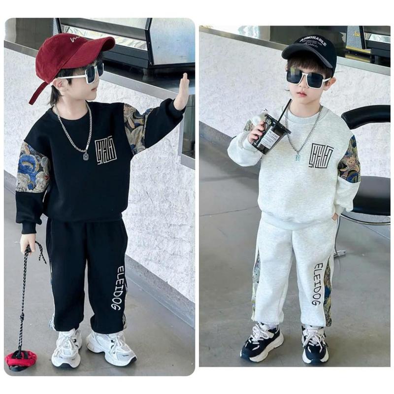  bộ quần áo thu đông khoá kéo cho bé trai từ 15 - 45kg chất vải nỉ da cá dày dặn đường may kĩ. set dài tay thu đông cho bé trai từ 4 - 14 tuổiaams áp phong cách khoẻ mạnh.mẫu số 72 