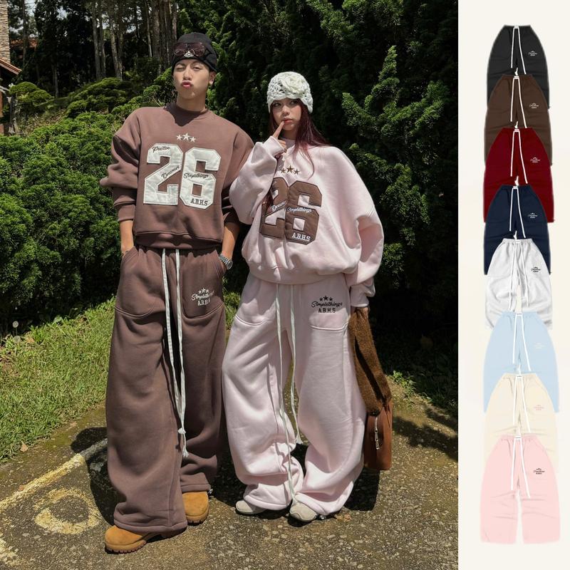  AB HOUSE - Quần nỉ 26 ống rộng Simplething thời trang nam nữ 