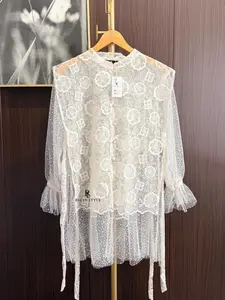 RERE Raya Series Brukat Mix Tile Gliter Cantik Mewah Blouse Allsize Lebar Dada 120cm Panjang 80cm Cocok Untuk Berbagai Kesempatan