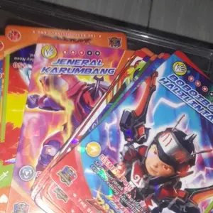 Kartu Boboboy Galaxy Card Isi 12pc Plus Set Album Boboboy Paket Langkap Kartu dan Album Cocok Untuk Mainan Anak Koleksi Mainan Kartu Keluarga