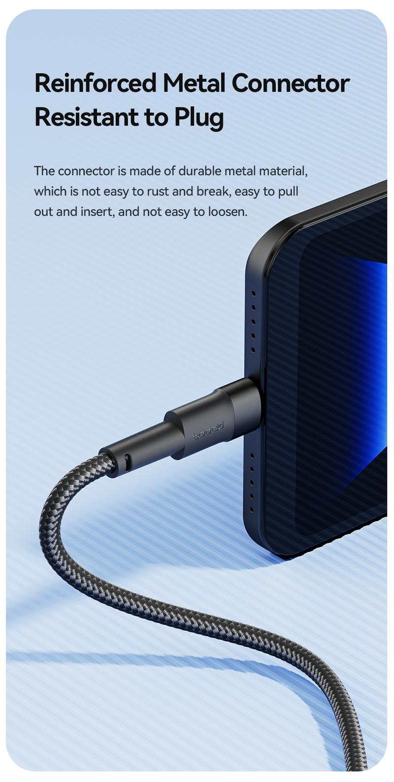 Product Introduction of Toocki 2M Micro USB Cable - Fast Charging for Xiaomi/Redmi/Samsung (Trending Accessory!) 5