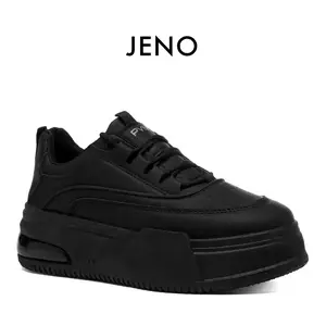 Sepatu JENO - Sepatu Wanita Sneakers Sport Kasual Shoes Hitam Size 37-41