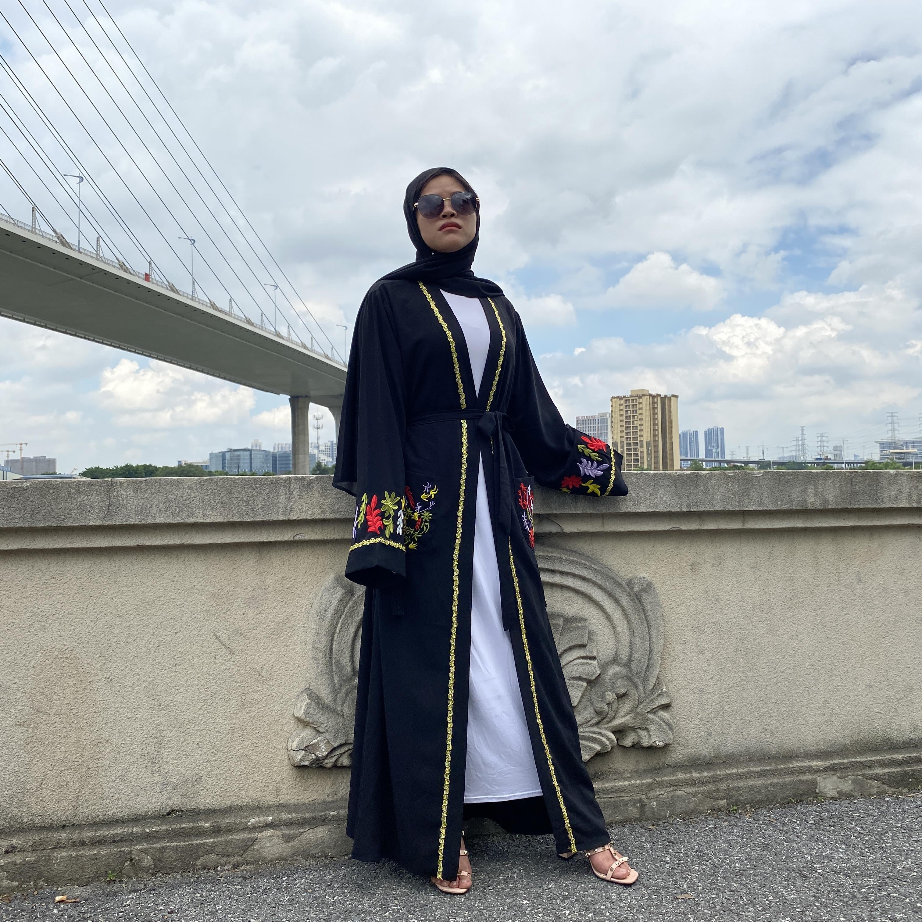 1870#New Design abayas for women Fashion Clothes - CHAOMENG MUSLIM SHOP
