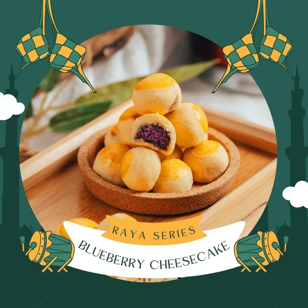 [August Signature] Blueberry Cheesecake Tart | Raya Cookies Singapore 2025
