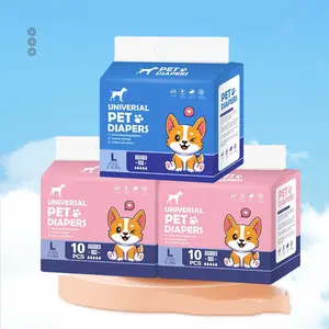 (BISA COD) Homindo Pets Popok Anjing Jantan Betina Kucing Homindo Pets 10pcs kecil Female Male Size XS-XL  Leakproof Comfortable Aksesoris Kucing Anjing