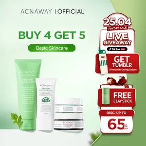 4 in 1 Bundle Acne Care, Defense & Basic Skincare – Rangkaian Lengkap Perawatan Wajah Berjerawat & Berminyak | Facial Treatment Harian untuk Kulit Muka Sensitif
