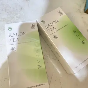 Kalon Teh Hijau Greentea Premium Saffron BPOM & Halal MUI Isi 20 Teabags