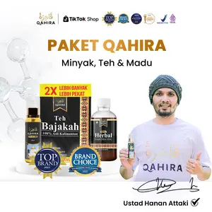 Qahira Bajakah Original-Bantu Meredakan Benjolan, Lipoma, Tiroid & Getah Bening - Alami, Halal & BPOM-Kesehatan-Suplemen Makanan-Suplemen Kesehatan