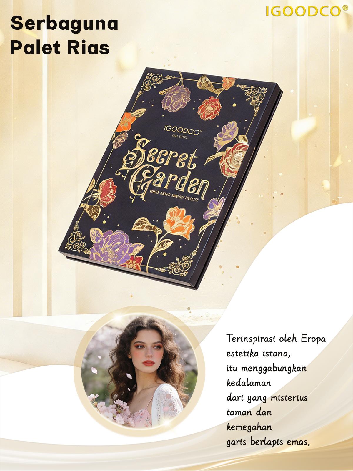 IGOODCO（IG3062) Perona Mata Eye Shadow Pelat Berkilau Matte Bubuk Berkilau Palet Rias Wajah Payet Palet Cos Rias Panggung