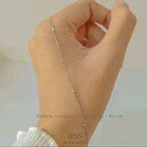 [Iris Jewellery] - Kalung Tambang Halus Jedar - 42 cm - S925 lapis LM 18K