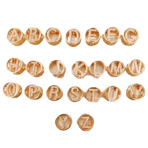 Liontin Huruf Liontin Nama Pembatas Gelang Huruf Emas Liontin Xuping Tali