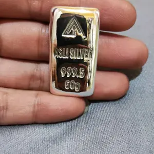 perak murni 999.5 batangan 50g aslisilver
