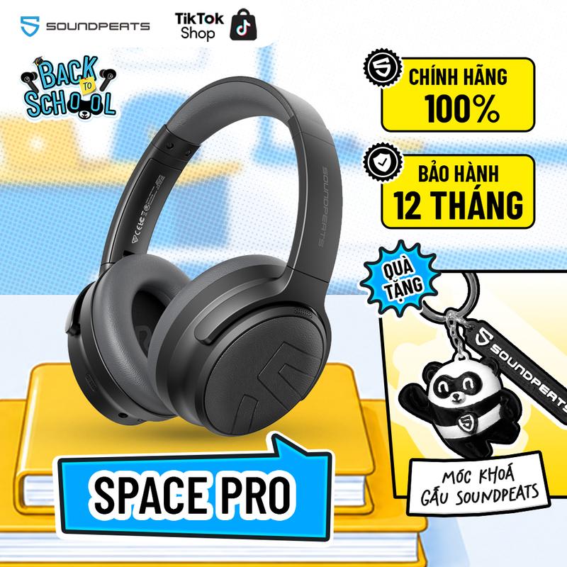Tai Nghe Chụp Tai Bluetooth SoundPEATS Space Pro | Pin 151 Giờ | Hires Audio…