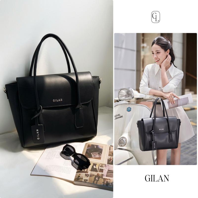 Túi tote nữ GILAN Alice Bag - túi da size lớn có thể đựng Laptop, A4 cho nàng đi làm, đi học
