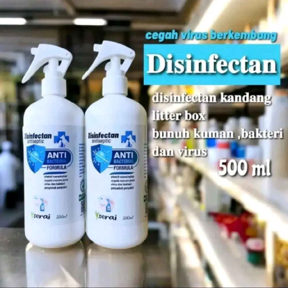 Disinfektan Kandang Hewan Disinfektan Litter Box Kucing Anti Bakteri Dan Anti Virus