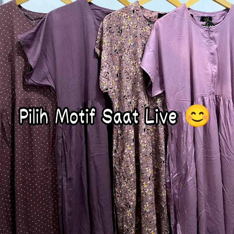 Paket Usaha Daster Busui Harga Ambyar motif cantik Polkadot / Salur / Bunga / Abstrak midi lengan pendek mama muda daster piyama dress muslim 2