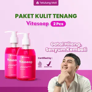 Tetulung Vitasoap Body Wash 2 Pcs |  Paket Kulit Tenang bantu atasi Gatal, Eksim dan Jamur