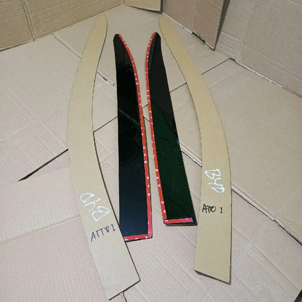 Talang air mobil BYD atto 1 model flat rata satu set car accesaories
