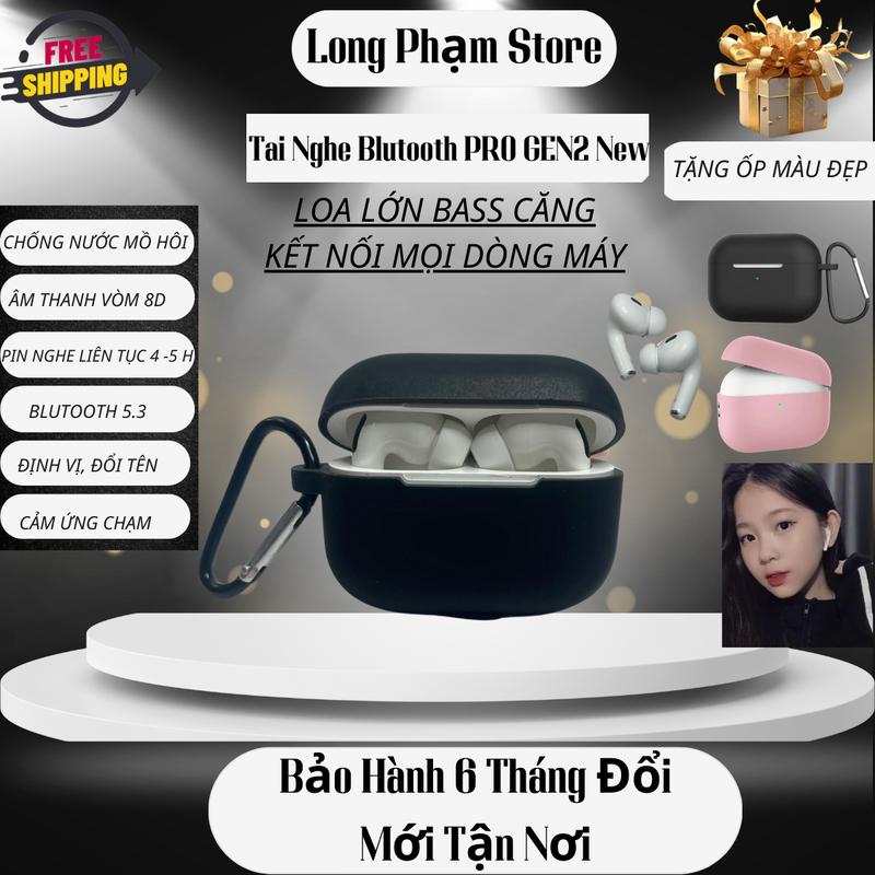 Tai Nghe Bluetooth NEW [Bass Căng]Progen2.Chống Ồn. Pin Trâu. Đàm Thoại. Định Vị. Đổi Tên. Cảm Ứng Vuốt Tăg Giảm Âm Lượg. Bảo Hành 6 Tháng. Tặng Ốp+Cáp sạc