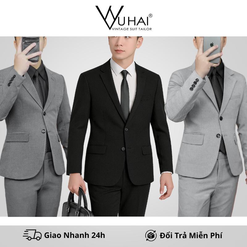 Bộ Vest Nam 2 Cúc Lịch Lãm – Form Slim Trẻ Trung– Dáng Ôm Lịch Lãm – Vải Cao Cấp