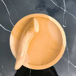 Cobek Kayu Mahoni Satu Set