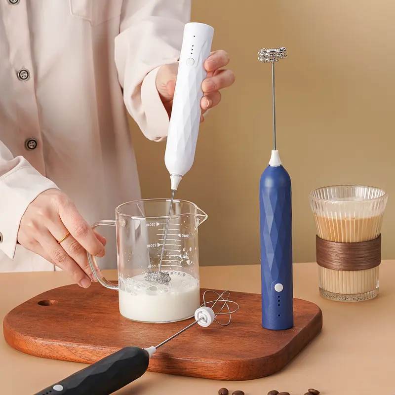 Pengaduk Telur Kopi Elektrik Bisa di jadikan pengaduk Krimer - Cappuccino Maker Mini Electric Hand Mixer WHISK Alat Kocok Telur Elektrik | Milk Frother Mixer Kopi Dalgona Milkshake Pengocok Minuman Pengaduk Coffee Latte 4