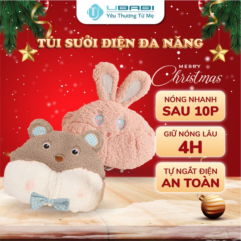Túi Sưởi Ubabi UB-PK047 Túi Chườm Nóng Điện Giữ Ấm Cơ Thể Giảm Lạnh Đau Buốt Tay Chân Ấm Bụng