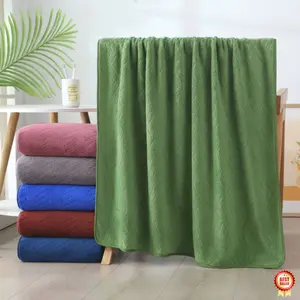 PROMO HANDUK JUMBO POLOS BAHAN MICROFIBER UKURAN 90 X 160 CM