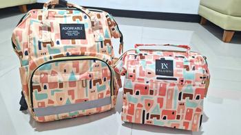 Product Review of LAKOE Tas Bayi Multifungsi diaper bag / tas Perlengkapan bayi pink bags Biru from a**1 0
