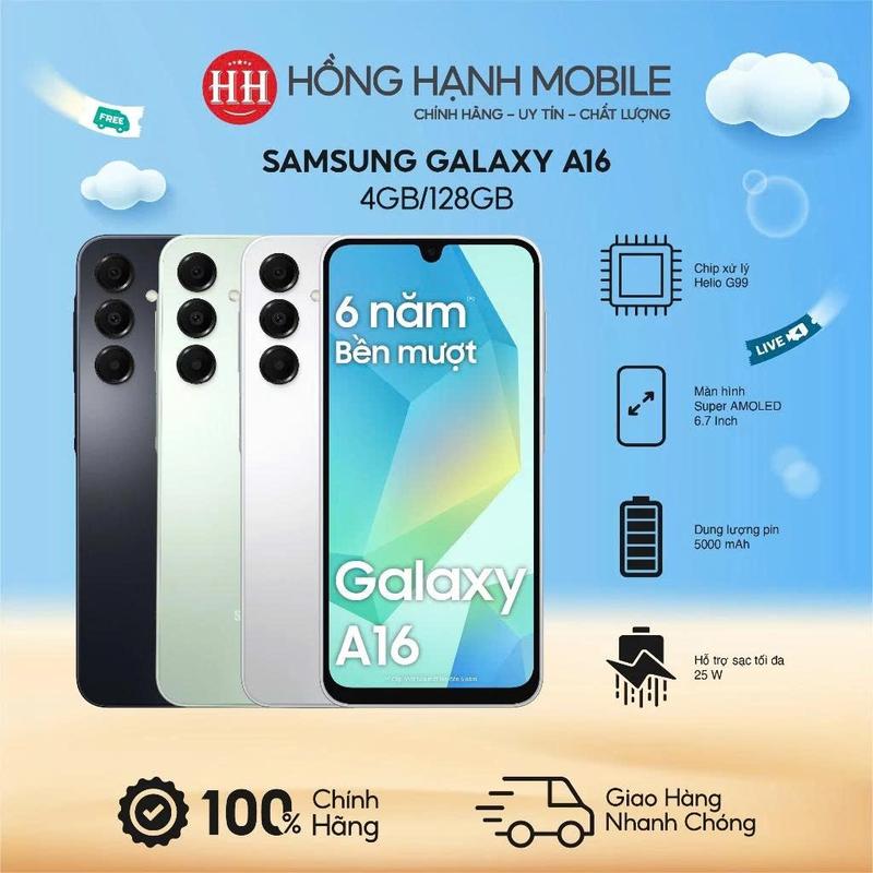 Điện Thoại Samsung Galaxy A16 4GB/128GB - Hàng Chính Hãng