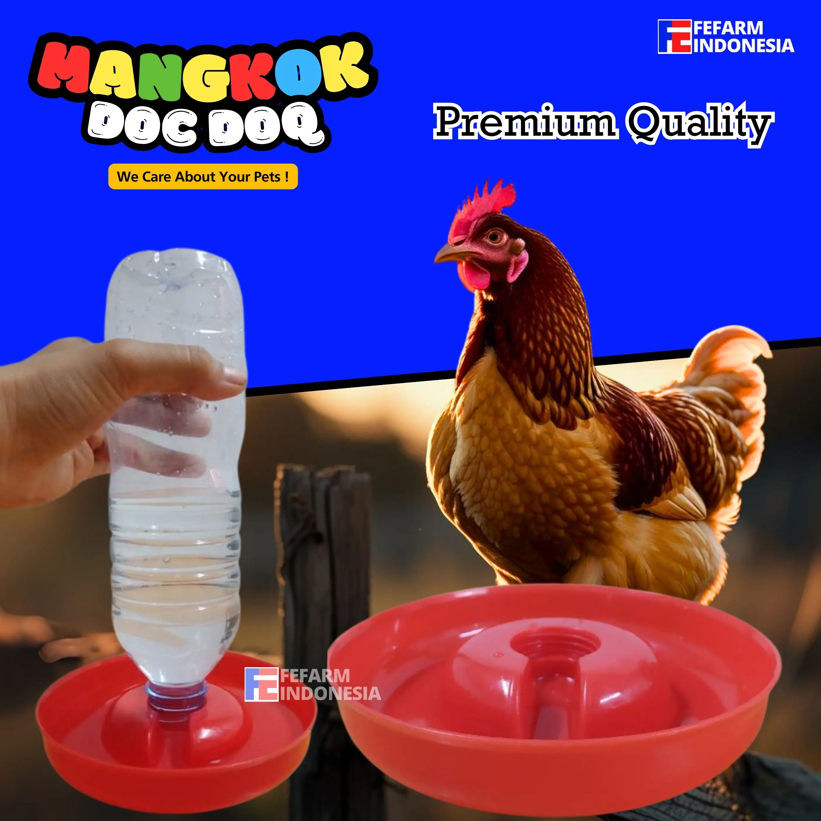 TEMPAT MINUM OTOMATIS DOC, DOD, DOQ UNGGAS PUYUH AYAM MERPATI KUCING
