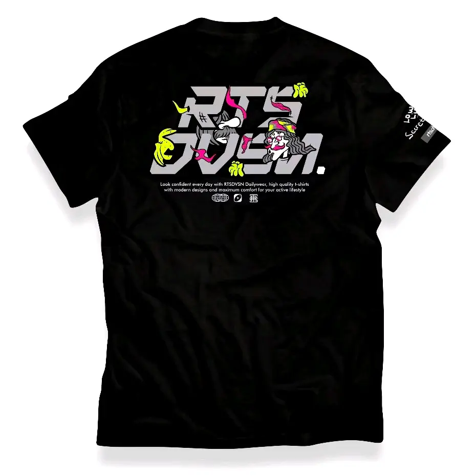 T-SHIRT RTSDVSN 281 | LENGAN PENDEK MOTIF HUMAN EROR