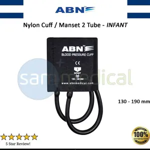 ABN Nylon Cuff w/ 2 tube - Infant ( Bayi ) / Spart part manset abn