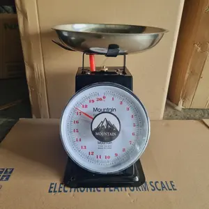 timbangan duduk serbaguna 20kg mauntain - Hitam - montain 20kg bahan tebal