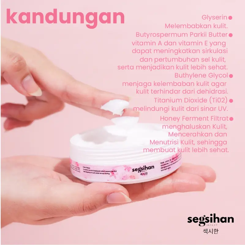 Lotion Pemutih Badan Instant BPOM Segsihan Beauty 80g - Melembabkan, Menghaluskan, Mencerahkan Kulit dengan Aroma Tahan Lama - Abu-Abu 1