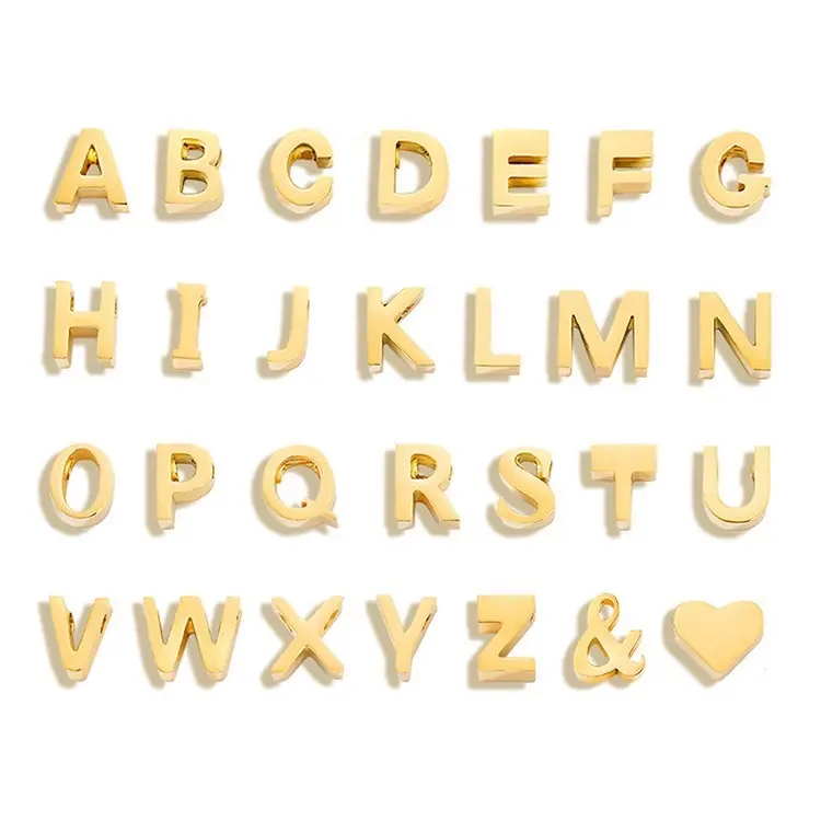 Snug&Co • additional Initial Letter Pendant Stainless Steel Liontin Tambahan 0
