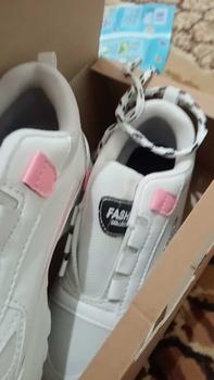 Product Review of Sepatu Wanita Sneakers Putih Korean Style Terbaru 2024 Casual Shoes sport Kasual Cewek olahraga Karet from p**y 6** 2