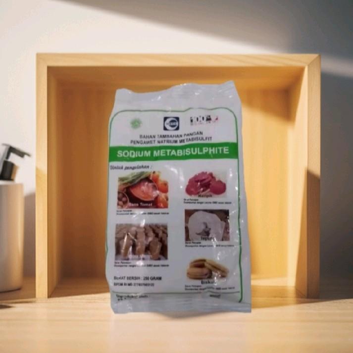 paket hemat 5 pcs sodium metabisulphite 250g bahan tambahan pangan pengawet Powder Baking Soda Bubuk 0