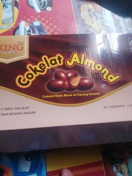 Product Review of Dking coklat almond isi 4 toples ( COD )  kacang almond utuh lapis coklat from h**l 2