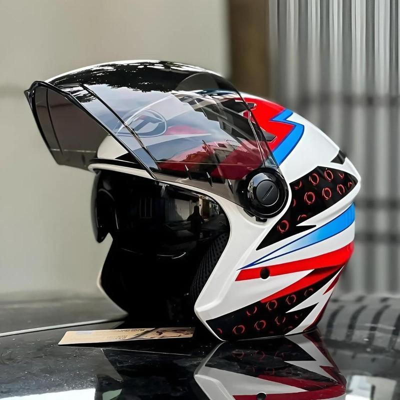 Mũ Bảo Hiểm 3/4 Hở Mặt 2 Kính Hãng Royal M668 Tem Dragon Boy New 2024 Kính Revo Helmet