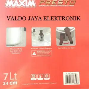 Nato Maxim Presto 7 Liter/Panci Cepat Matang 24Cm Maxim Original .