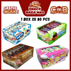PARAGO PERMEN LUNAK CHEWY PARAGO ANEKA RASA [1 BOX ISI 80 PCS]