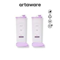Gambar DAPAT2 Ortaware Toples 2in1 Bisa Jadi Botol Minuman di Kulkas 2.2Liter - Purple dari Ortaware Kota Depok 5 Tokopedia